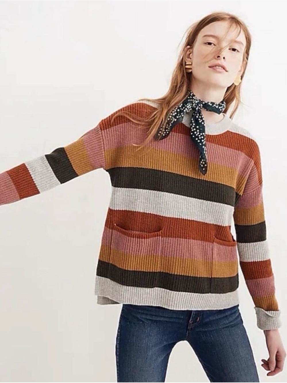 Madewell Pullover Sweater with Front Patch Pocket Size 3X XXX